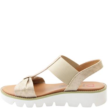 HEAVENLY FEET WOMENS SANDAL - GOLD